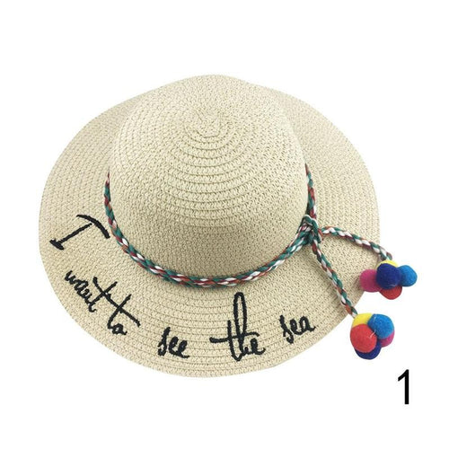 Embroidery Caps Plus Size Ladies Hats Straw Hats Summer Hats Youth Ladies Hats